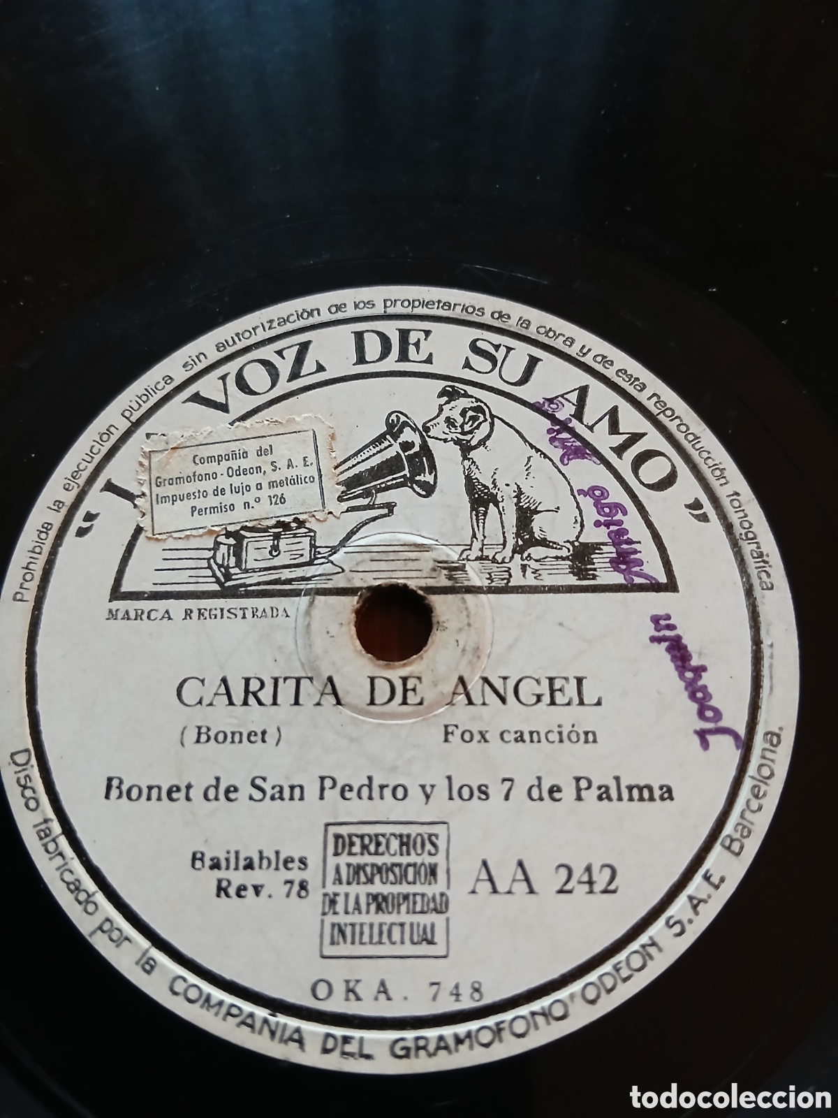 Discos de pizarra: Bonet de San Pedro y los siete de palma - Foto 3