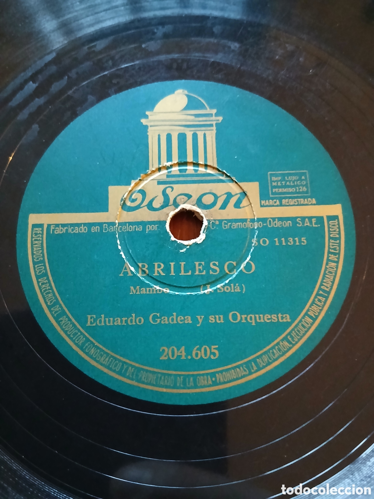 Discos de pizarra: Eduardo Gadea y su orquesta - Foto 3