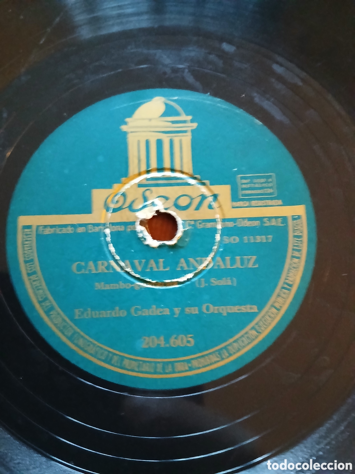 Discos de pizarra: Eduardo Gadea y su orquesta - Foto 1