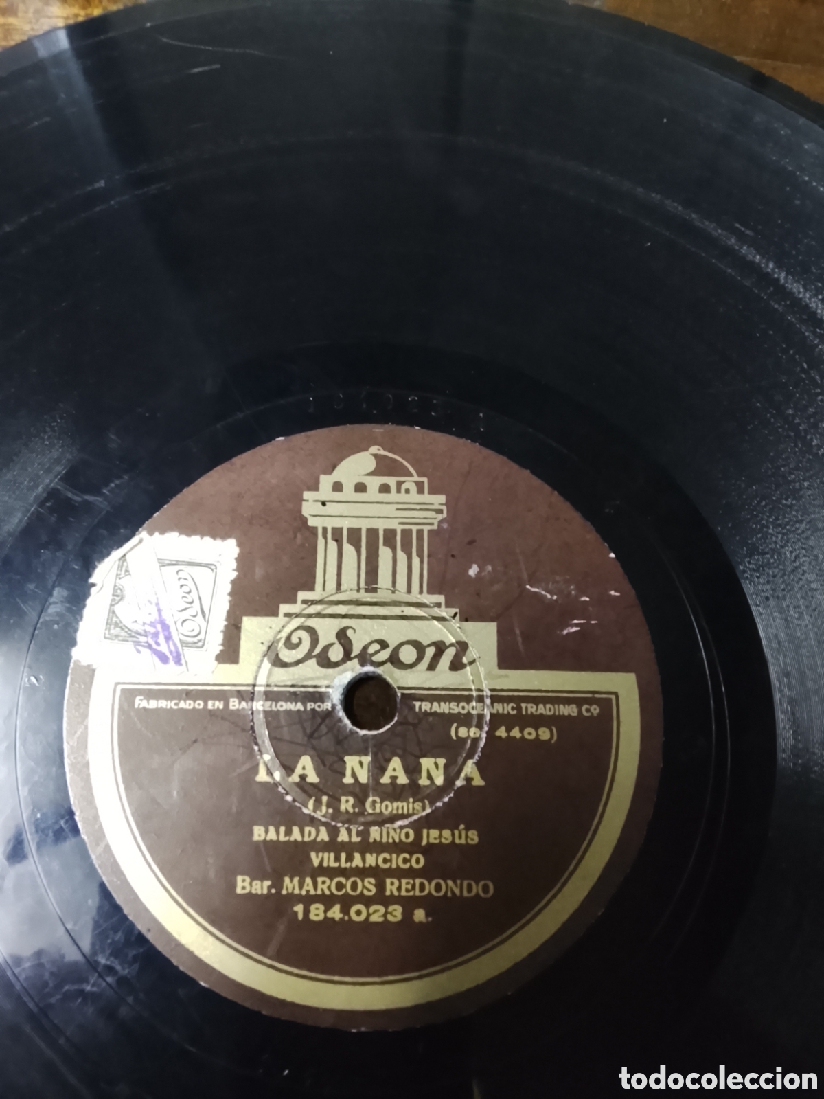 Discos de pizarra: Disco de pizarra villancico Marcos Redondo - Foto 2