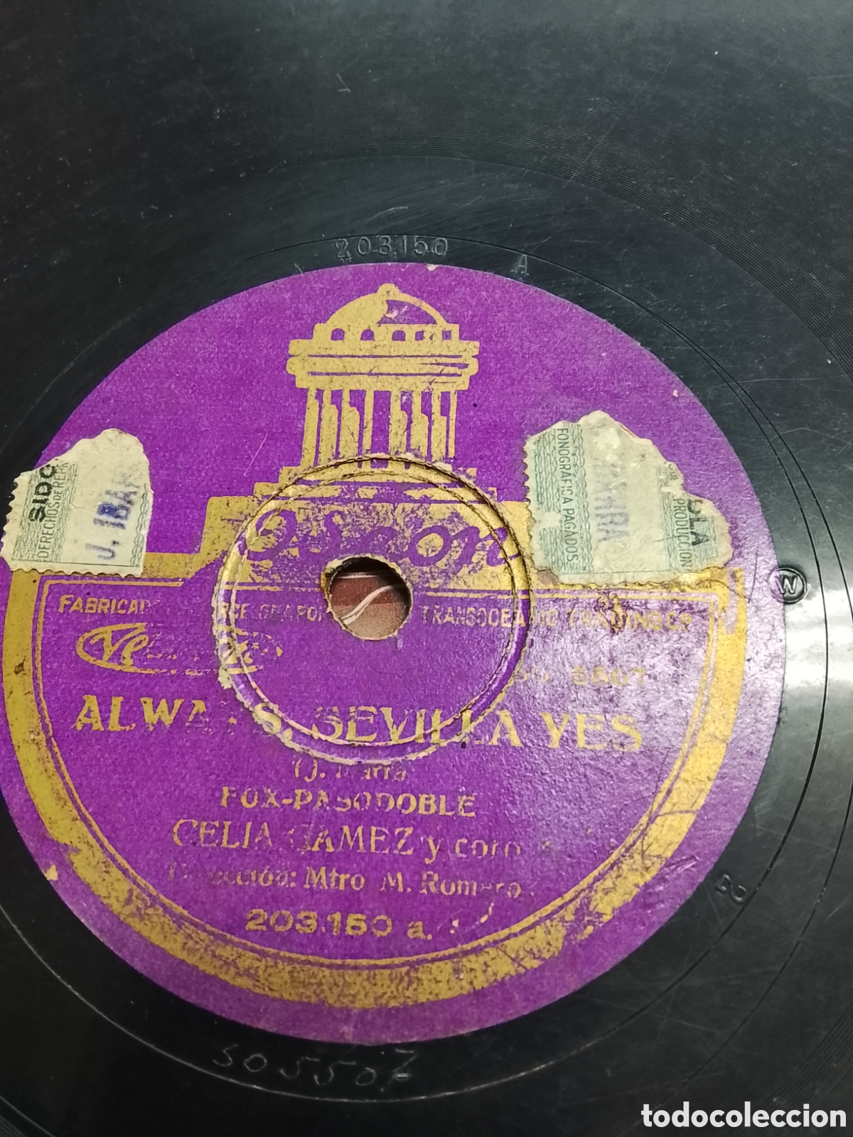 Discos de pizarra: Disco de pizarra madre c&oacute;mprame un negro Celia g&aacute;mez - Foto 2