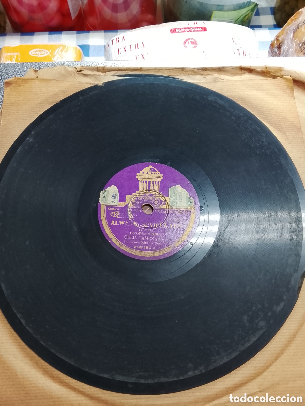Discos de pizarra: Disco de pizarra madre c&oacute;mprame un negro Celia g&aacute;mez - Foto 3