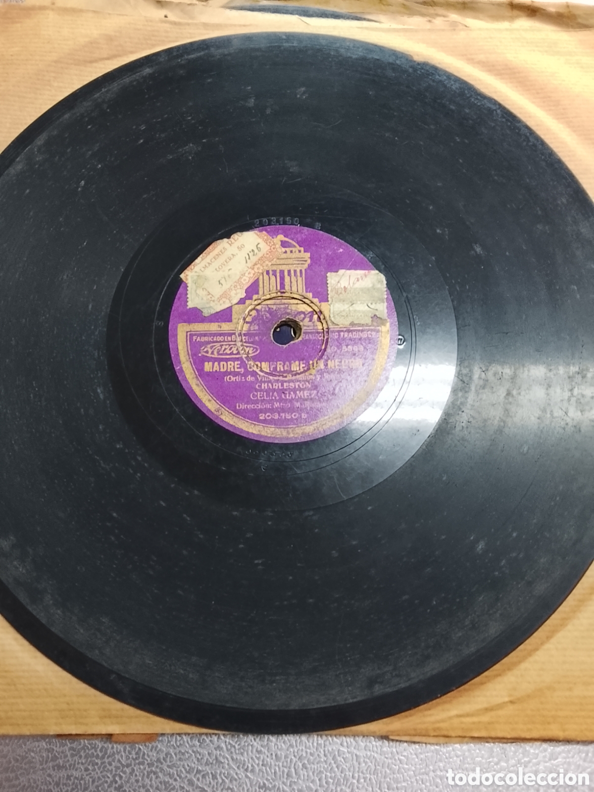 Discos de pizarra: Disco de pizarra madre c&oacute;mprame un negro Celia g&aacute;mez - Foto 4