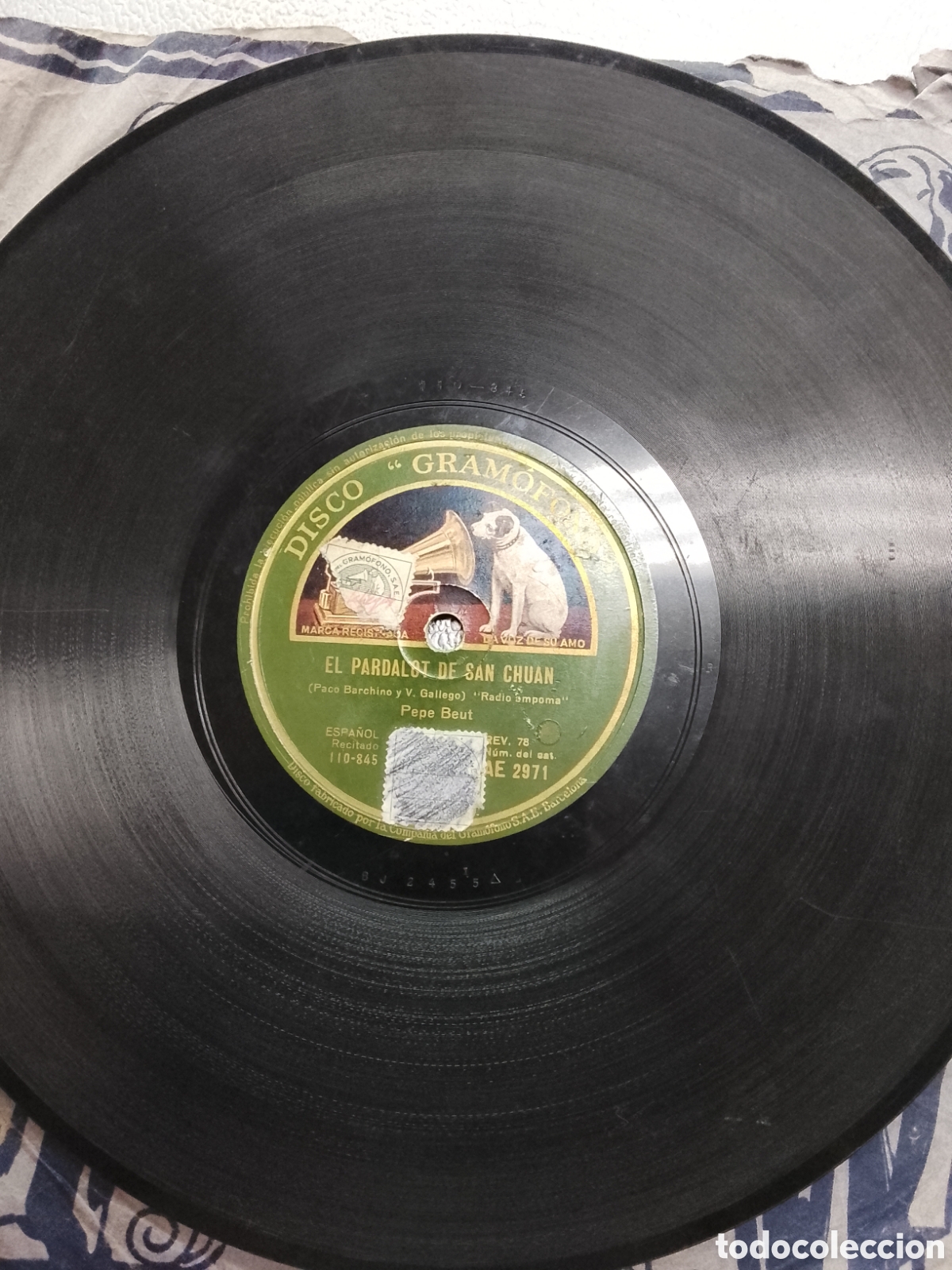 Discos de pizarra: Disco de pizarra el pardalot de San chuan - Foto 3