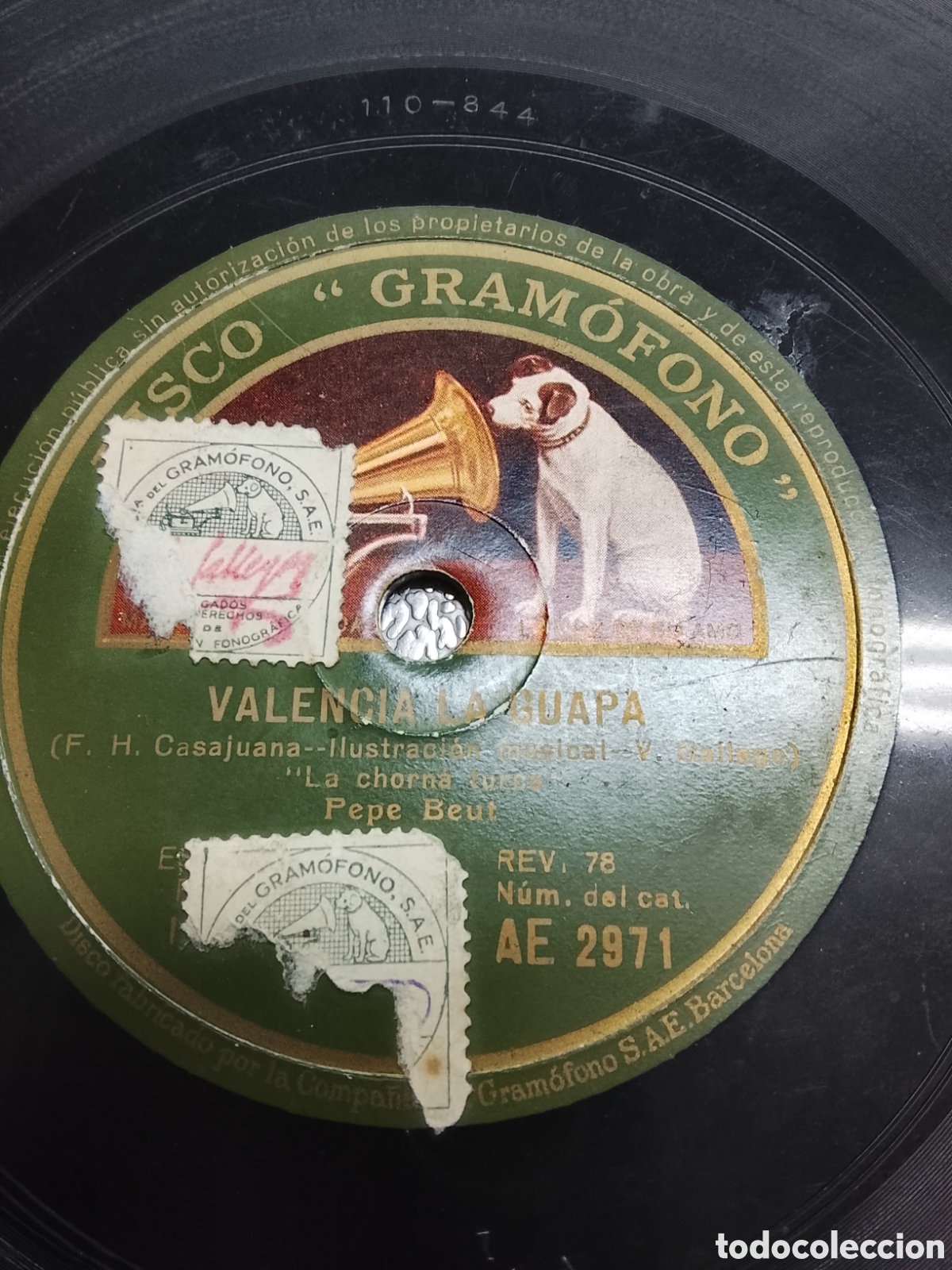 Discos de pizarra: Disco de pizarra el pardalot de San chuan - Foto 1