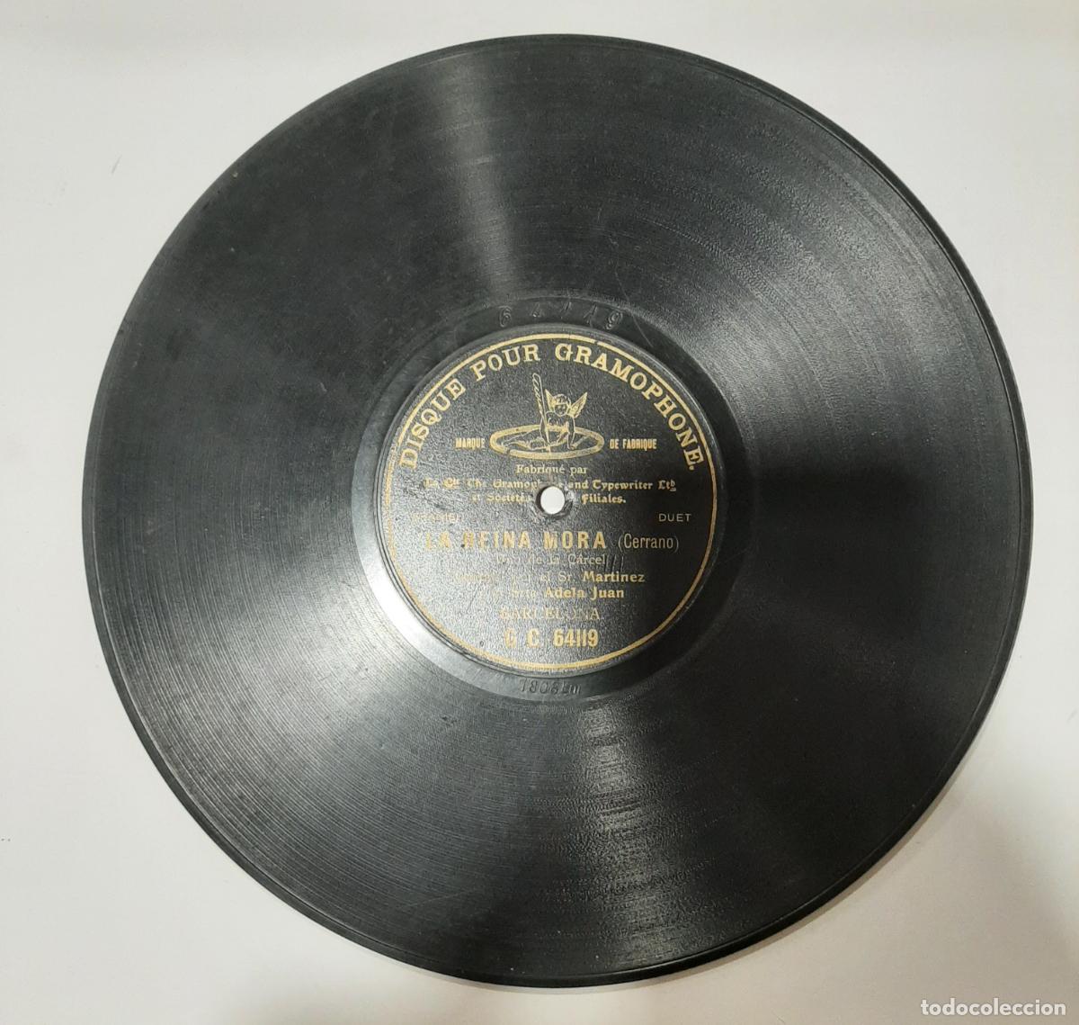Discos de pizarra: LA REINA MORA DUO DE LA CARCEL DISCO GRAMOPHONE - Foto 1