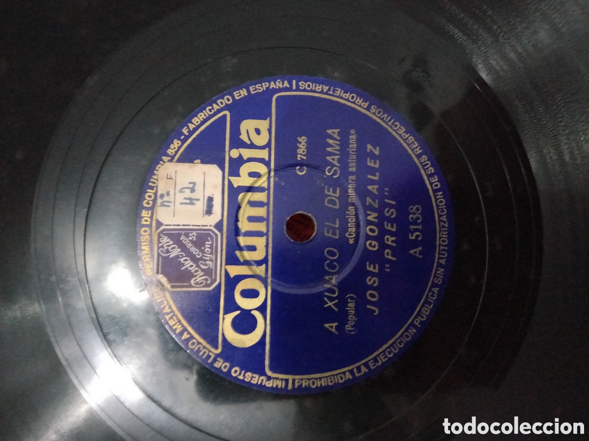 Discos de pizarra: Asturiana Jose Gonzalez Presi - Foto 3