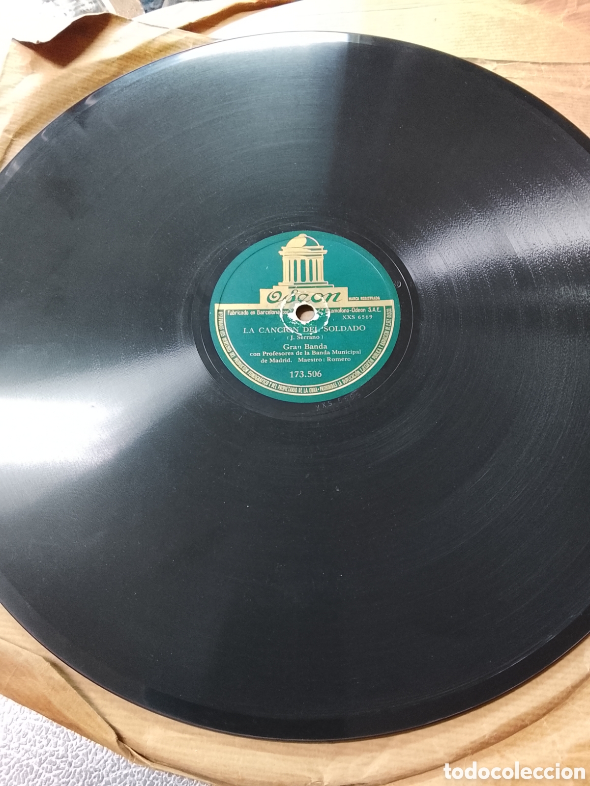 Discos de pizarra: Disco de pizarra Himno a valencia - Foto 3