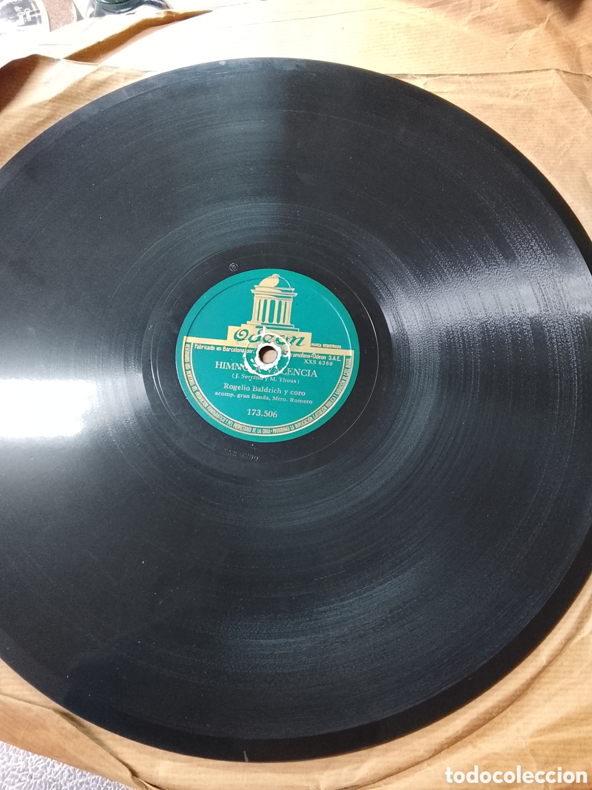Discos de pizarra: Disco de pizarra Himno a valencia - Foto 4