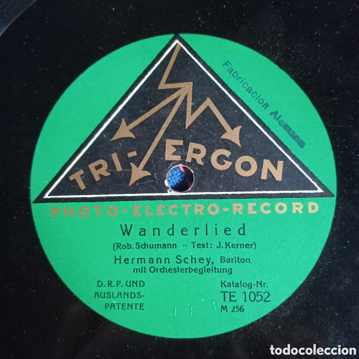 Discos de pizarra: WANDERLIED- HERMANN SEHEY Y ORQUESTA - Foto 2