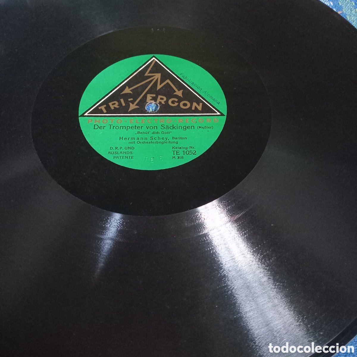 Discos de pizarra: WANDERLIED- HERMANN SEHEY Y ORQUESTA - Foto 3