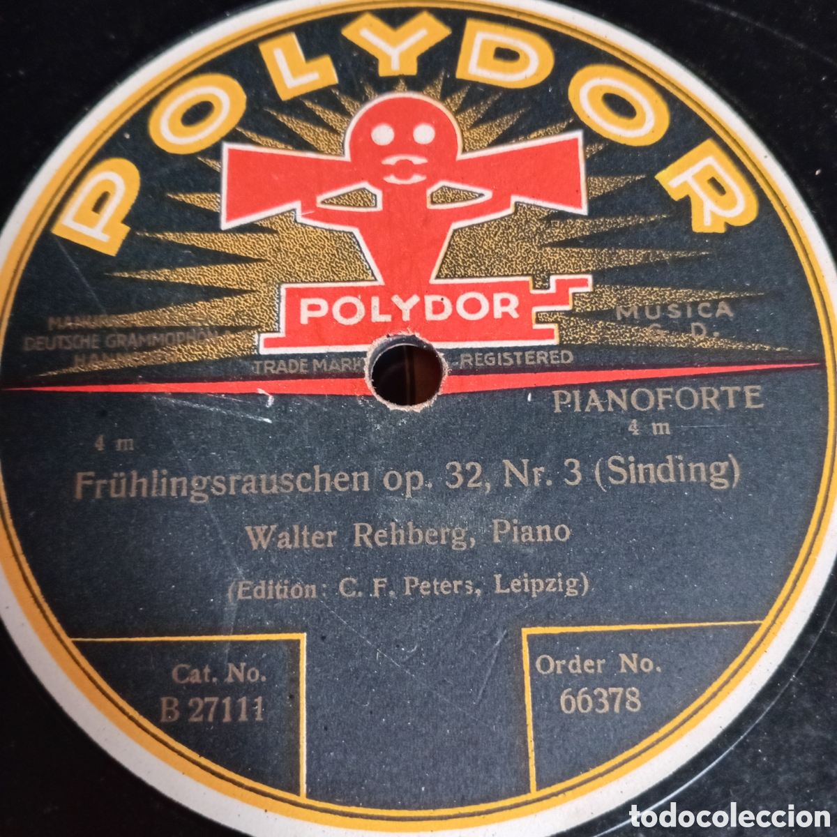 Discos de pizarra: PIANOFORTE- WALTER REHBERG - Foto 1