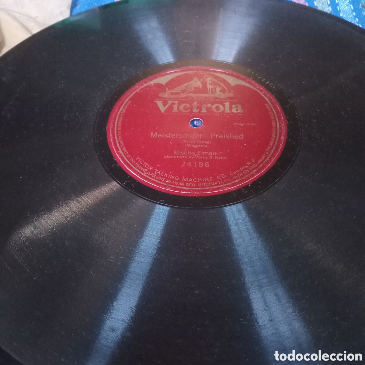 Discos de pizarra: .MISCHA ELMAM PIANO FORTE PERCY B KAHN - Foto 2