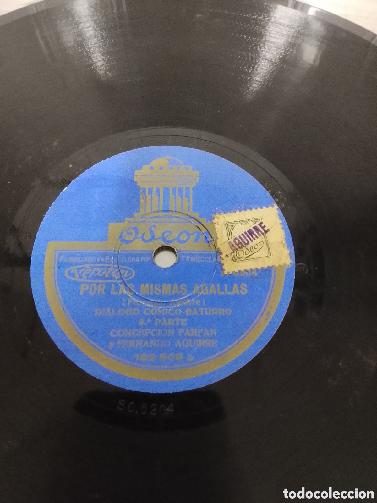 Discos de pizarra: Disco de pizarra di&aacute;logo c&oacute;mico baturro - Foto 1