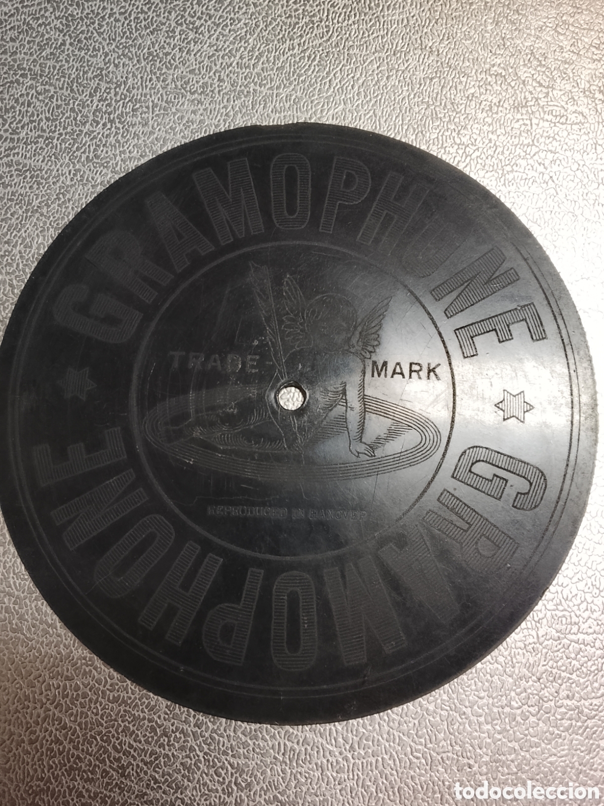 Discos de pizarra: Disco de pizarra el bateo tipo berliner 18 cent&iacute;metros gramophone - Foto 2