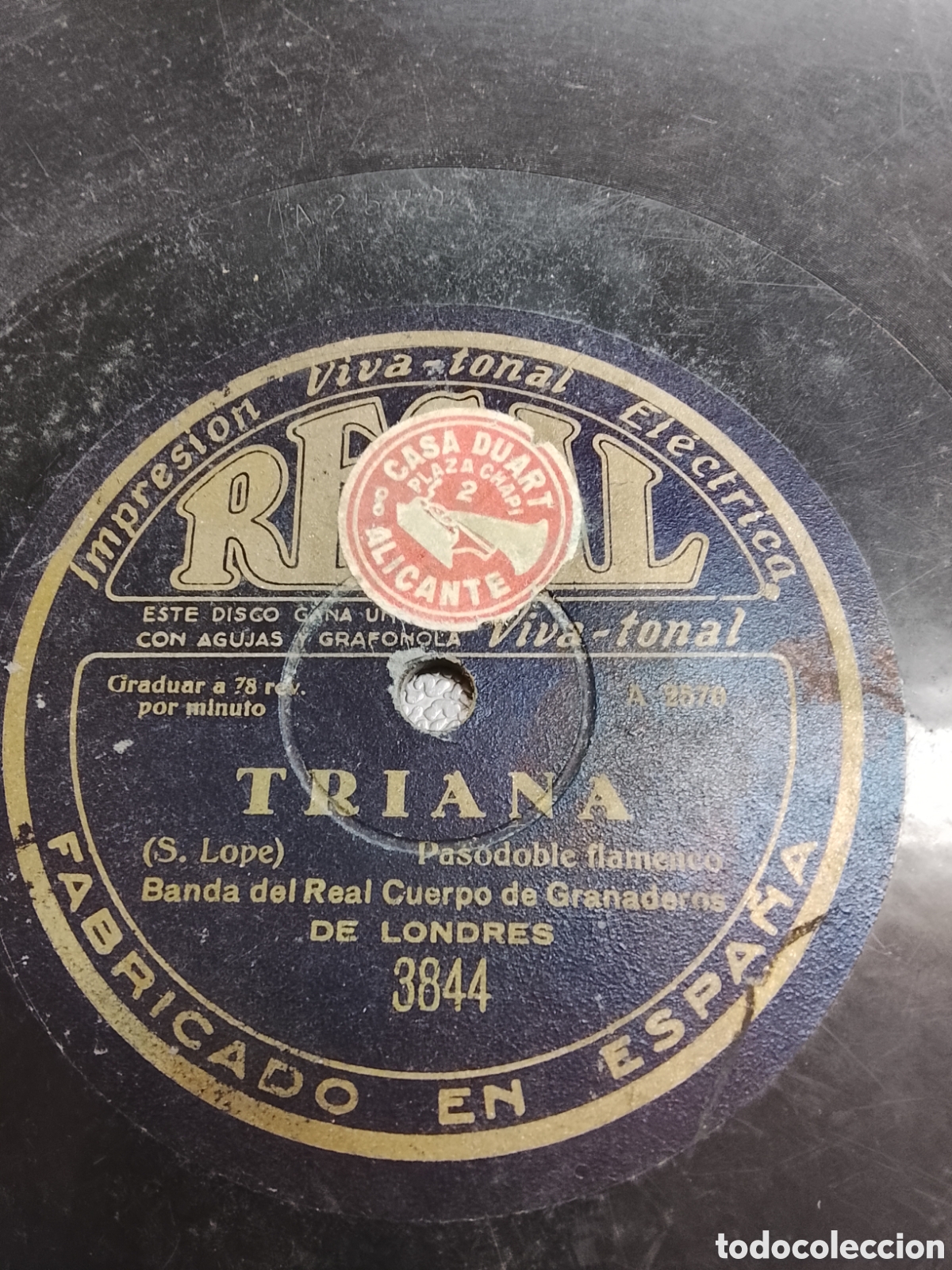 Discos de pizarra: Disco de pizarra la marcha de los fusileros - Foto 2
