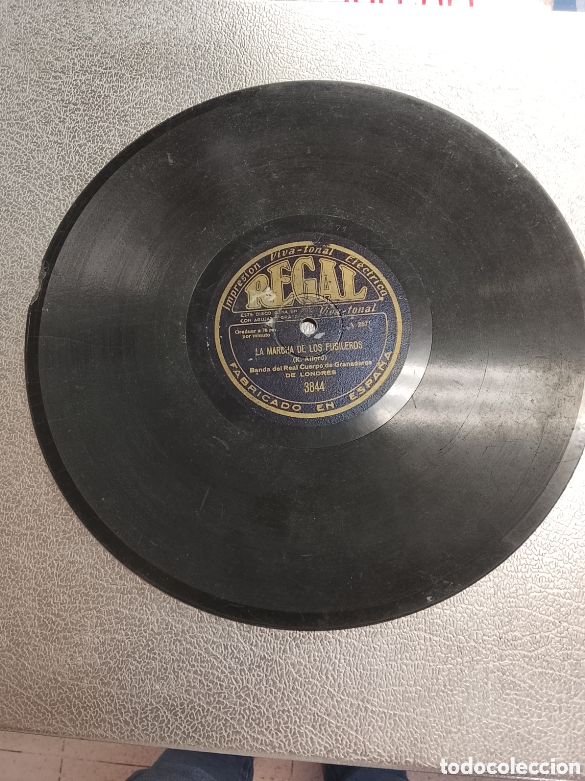 Discos de pizarra: Disco de pizarra la marcha de los fusileros - Foto 4