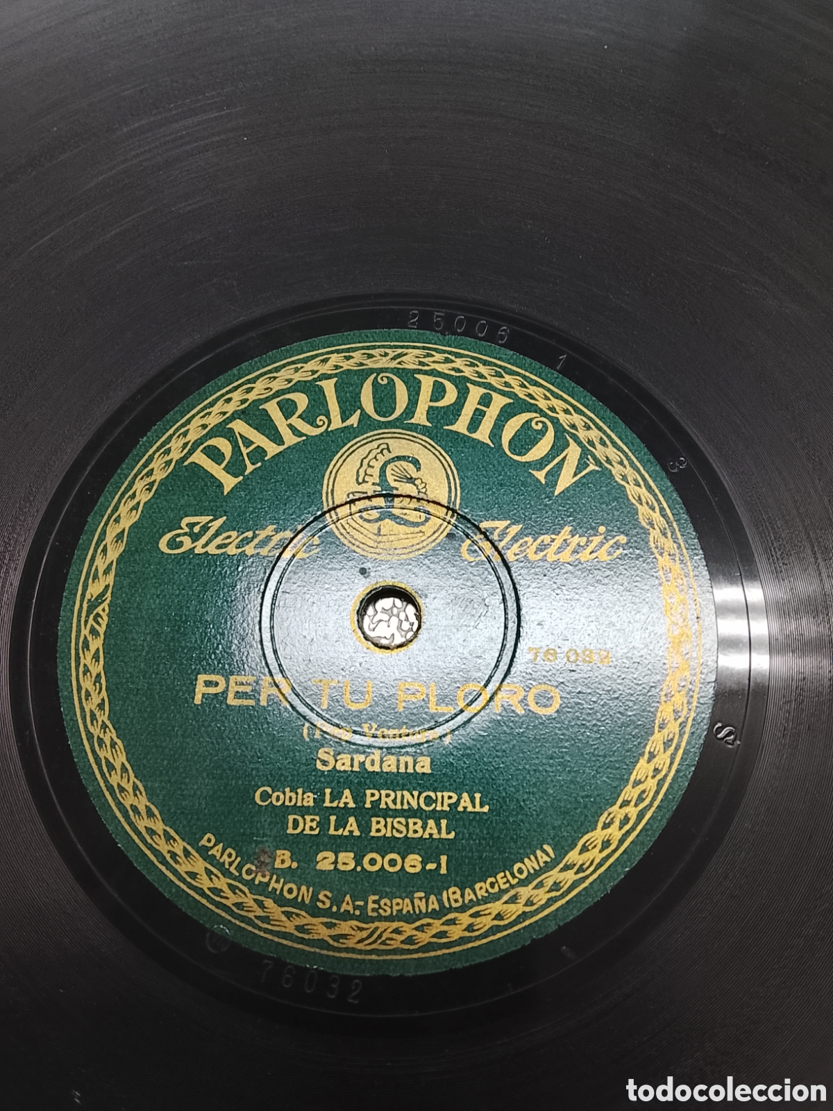 Discos de pizarra: Disco de pizarra per tu ploro sardana - Foto 1