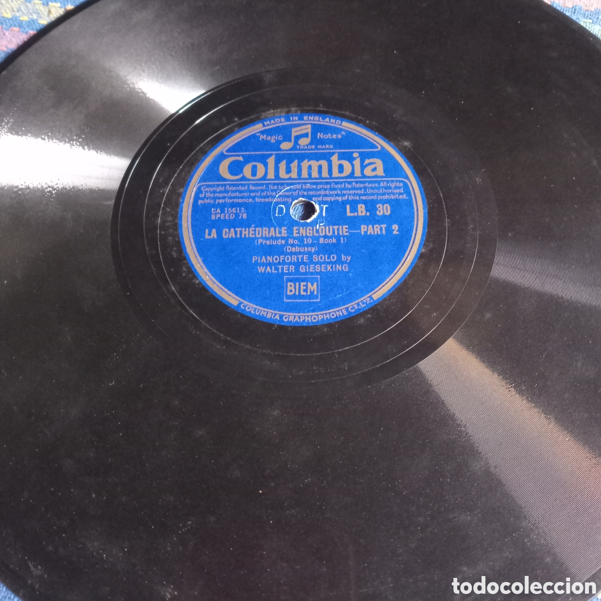 Discos de pizarra: LA CAREDRAL ENGLOUTIE MADE IN ENGLAD - Foto 2