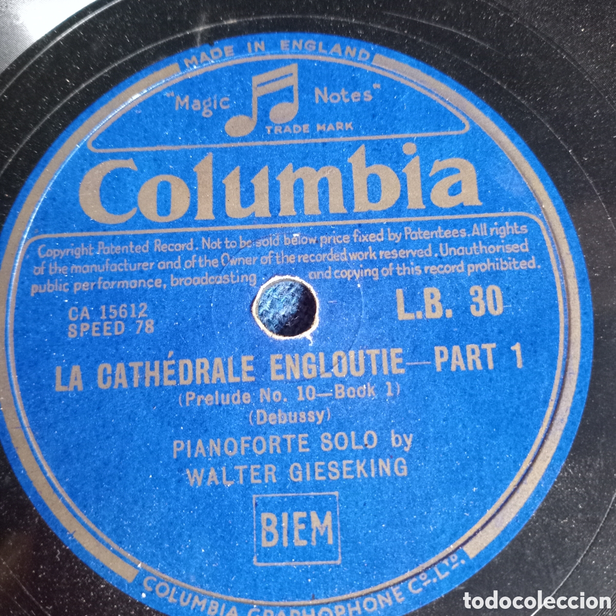 Discos de pizarra: LA CAREDRAL ENGLOUTIE MADE IN ENGLAD - Foto 3