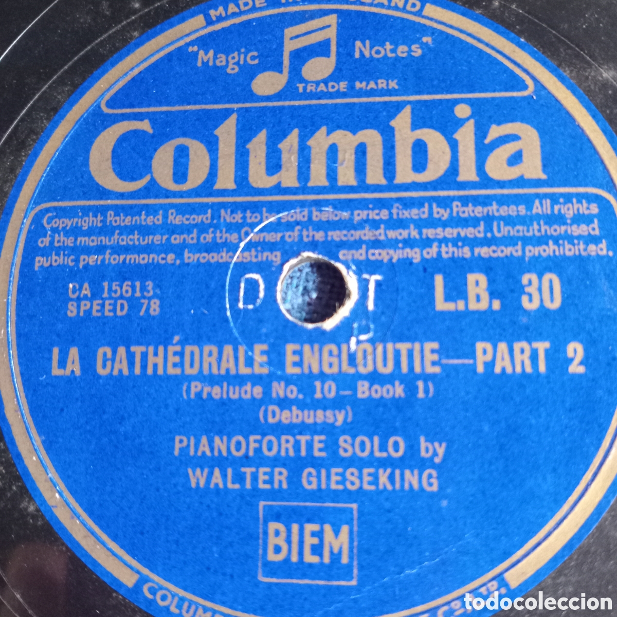 Discos de pizarra: LA CAREDRAL ENGLOUTIE MADE IN ENGLAD - Foto 1