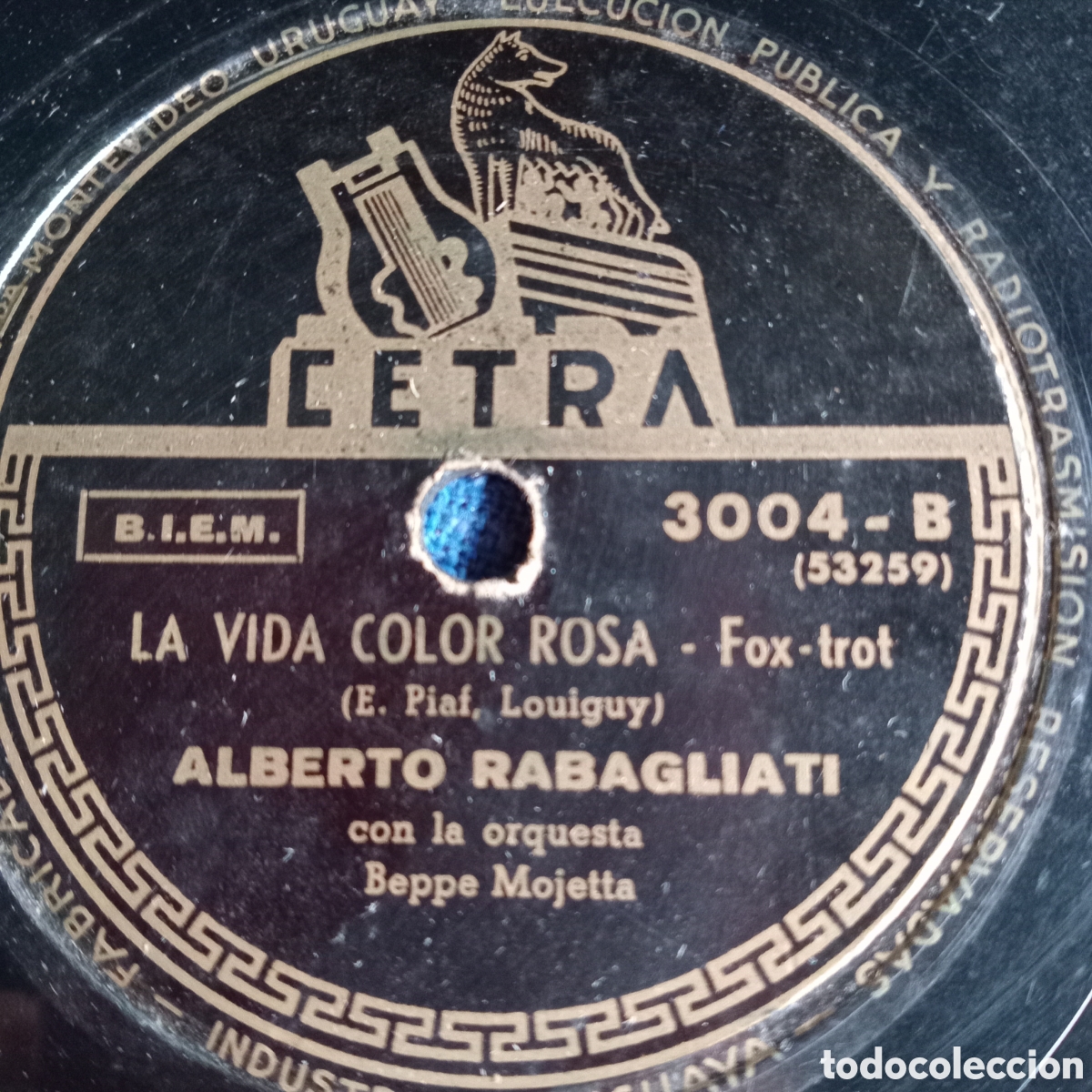 Discos de pizarra: EL MAR Y LA VIDA COLOR DE ROSA 2 FOX TROT - Foto 1