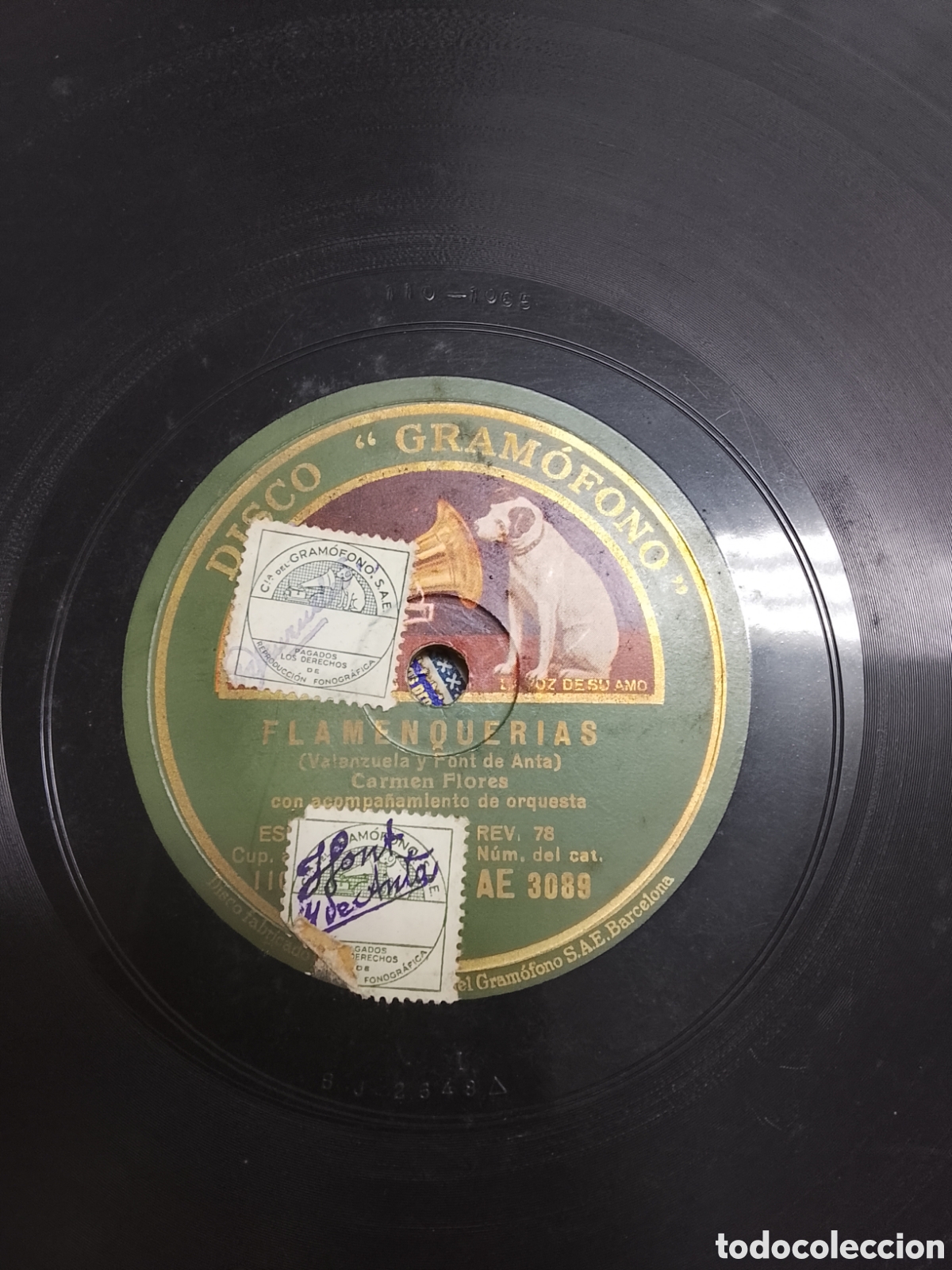 Discos de pizarra: Disco de pizarra Carmen flores - Foto 1