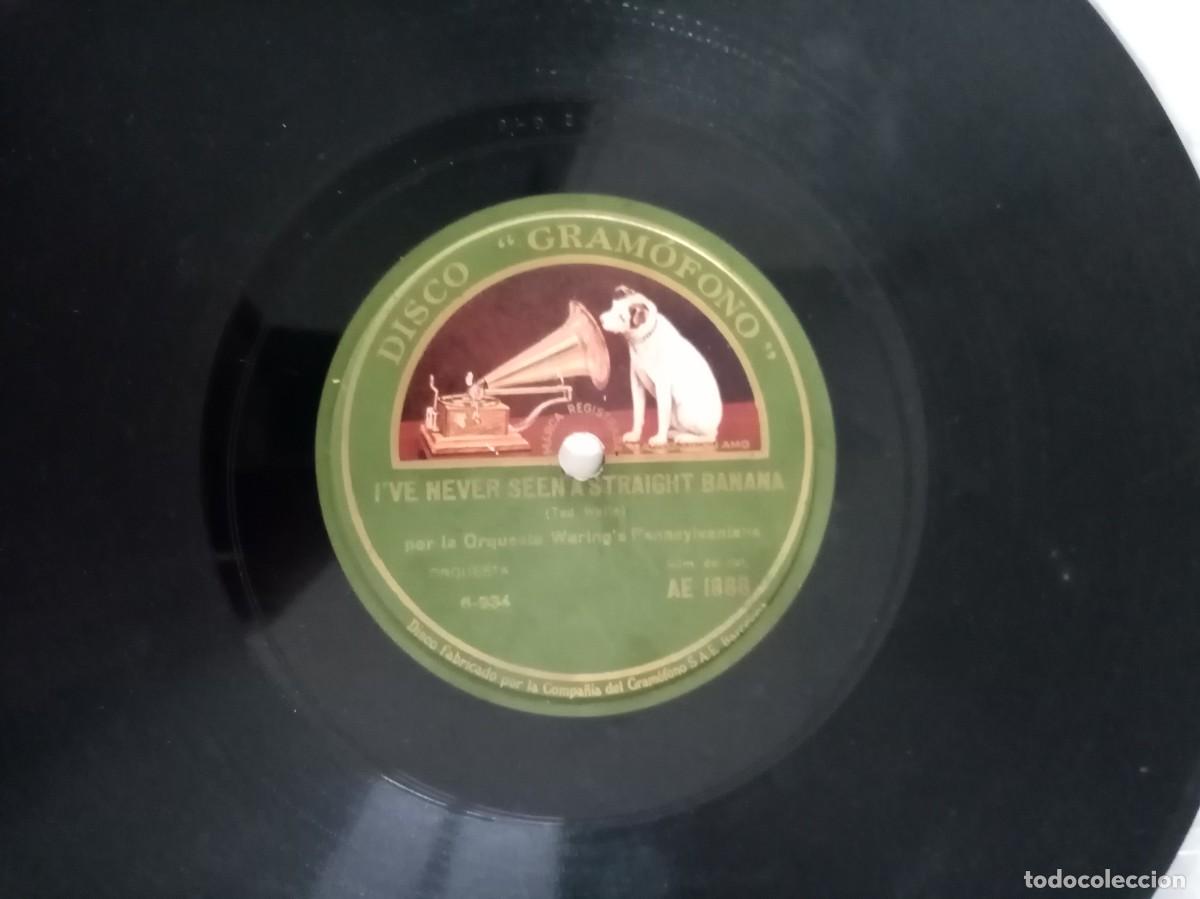 Discos de pizarra: PIZARRA- DISCO GRAMOFONO- ORQUESTA WARLINGS PENNSYLVANIENS - Foto 3