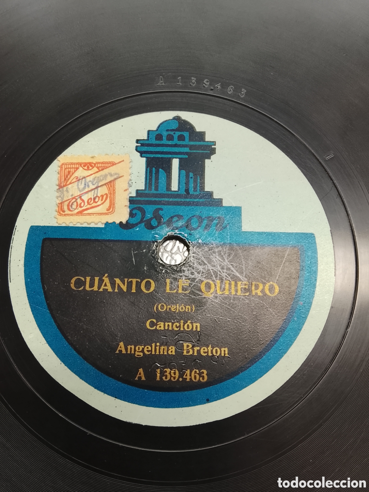 Discos de pizarra: Disco de pizarra Angelina Bret&oacute;n - Foto 1