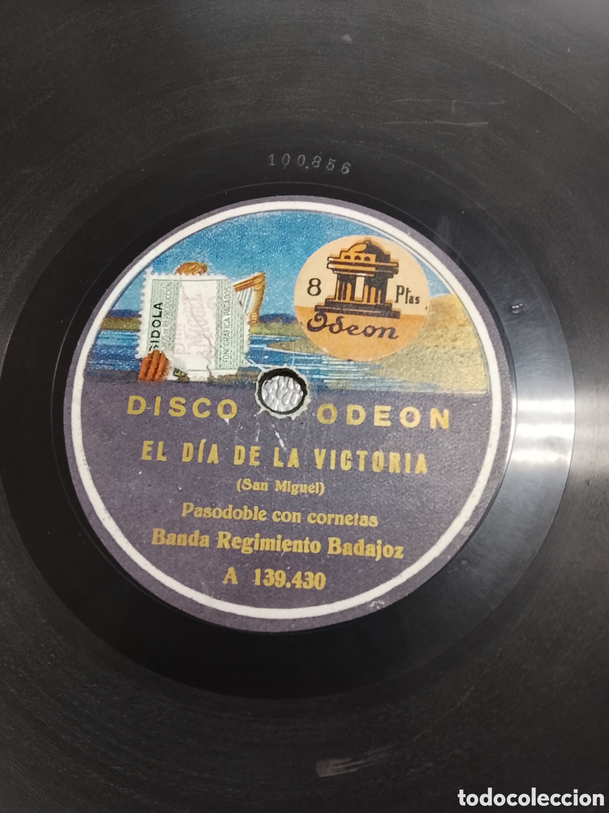 Discos de pizarra: Disco de pizarra el D&iacute;a de la Victoria - Foto 1