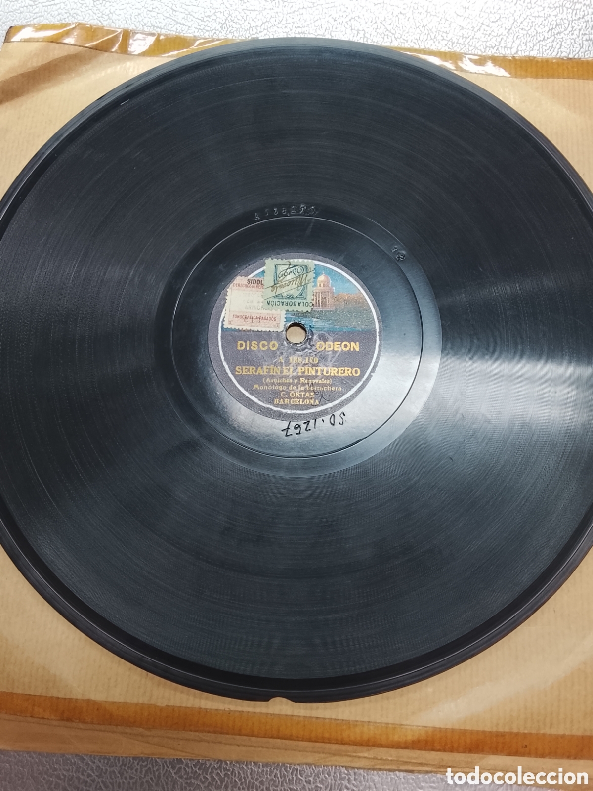 Discos de pizarra: Disco de pizarra Seraf&iacute;n el pinturero - Foto 4