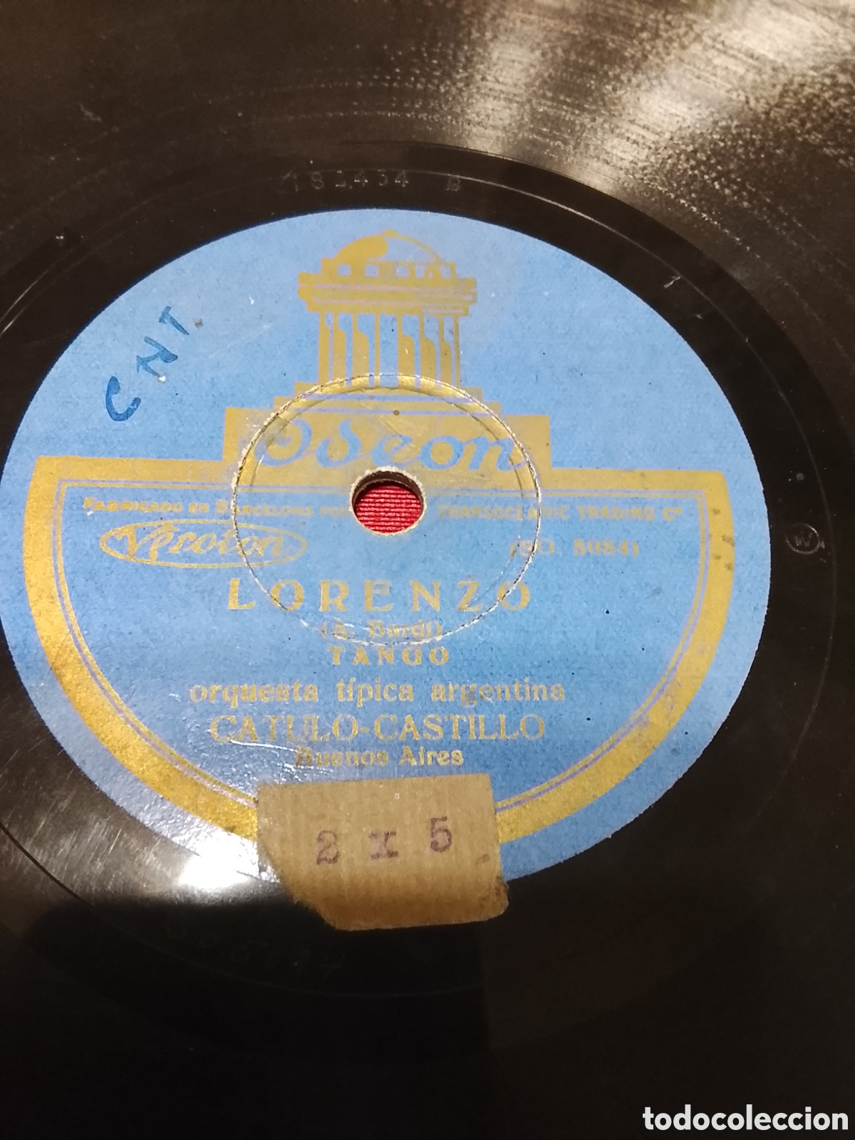 Discos de pizarra: Disco de pizarra tango catulo castillo - Foto 1
