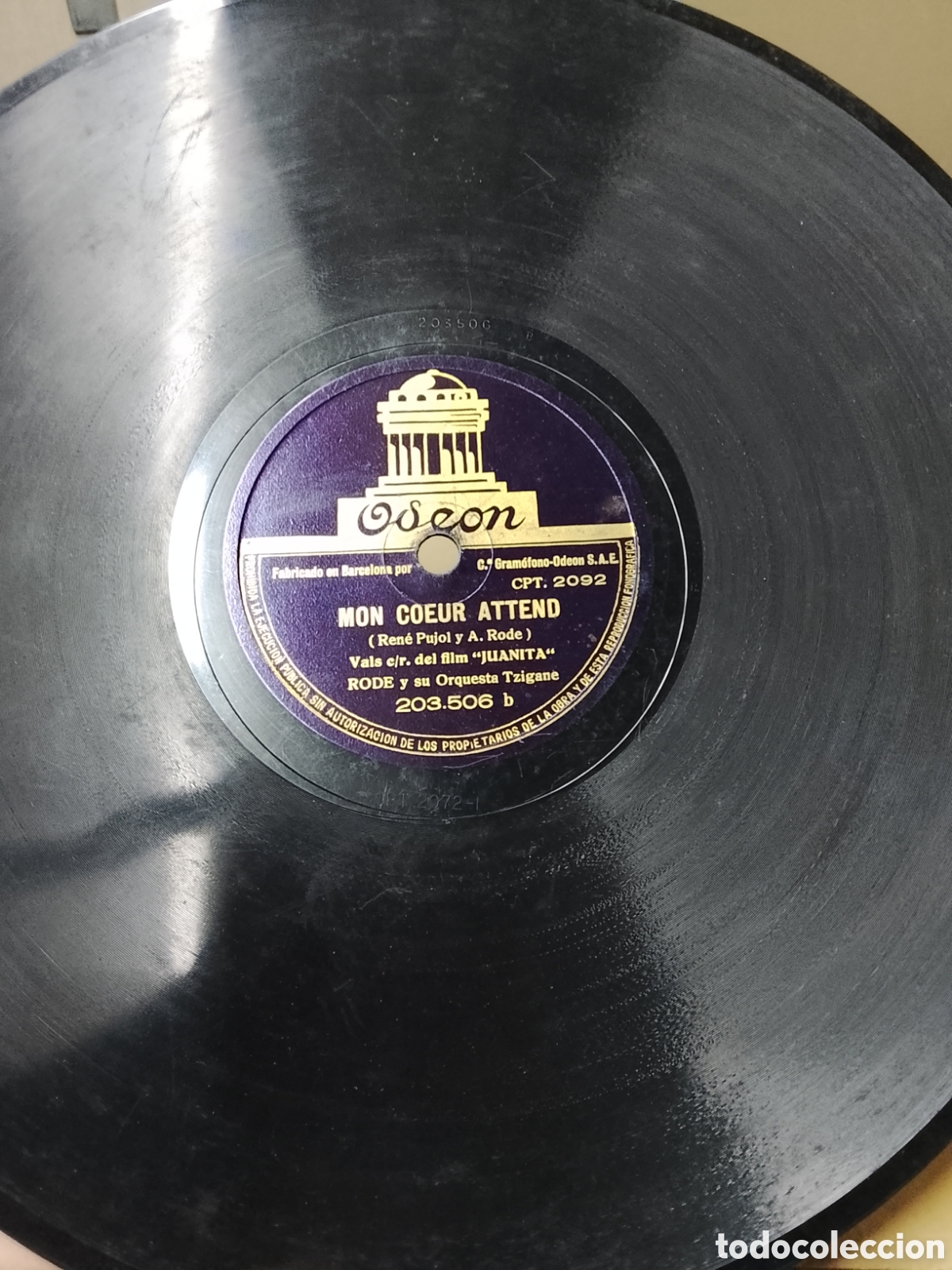 Discos de pizarra: Disco de pizarra Juanita rumba gitana - Foto 3