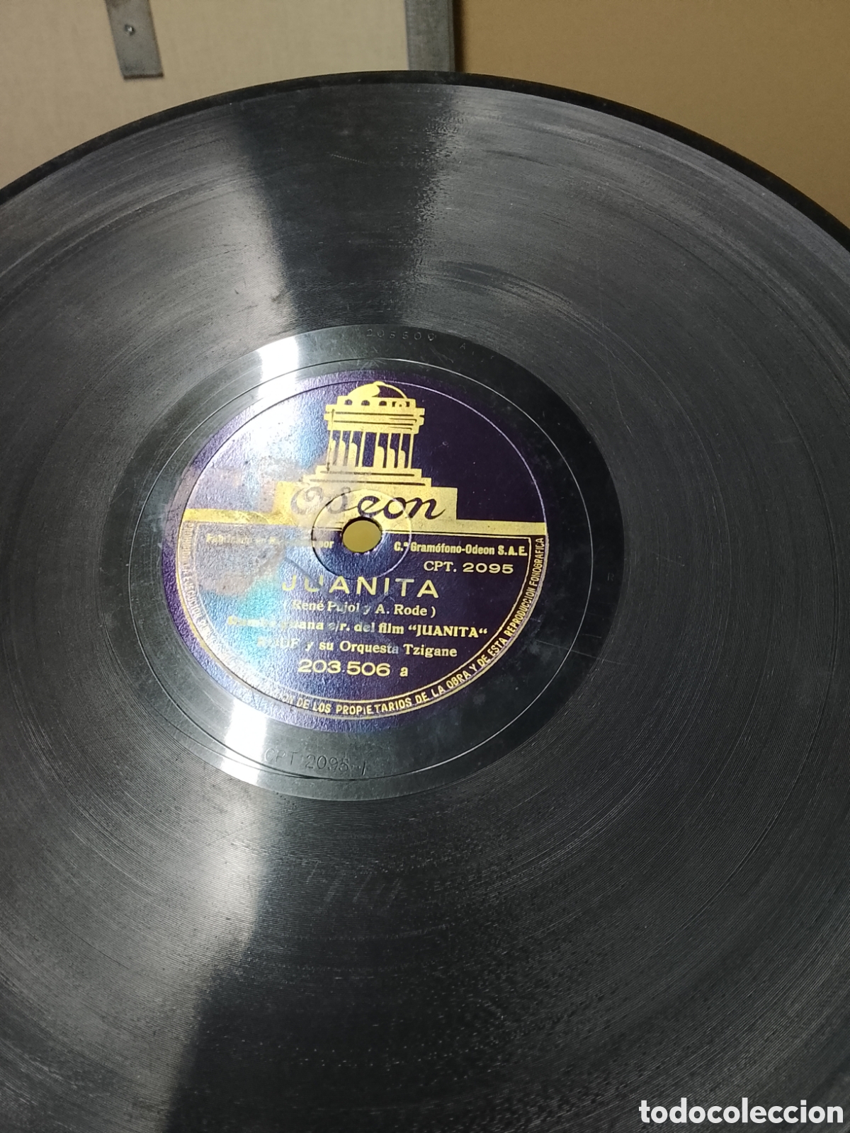 Discos de pizarra: Disco de pizarra Juanita rumba gitana - Foto 4