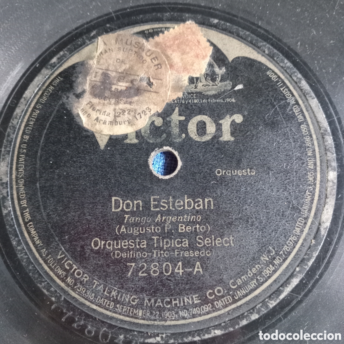 Discos de pizarra: SELECT ORQUETA TIPICA - Foto 2
