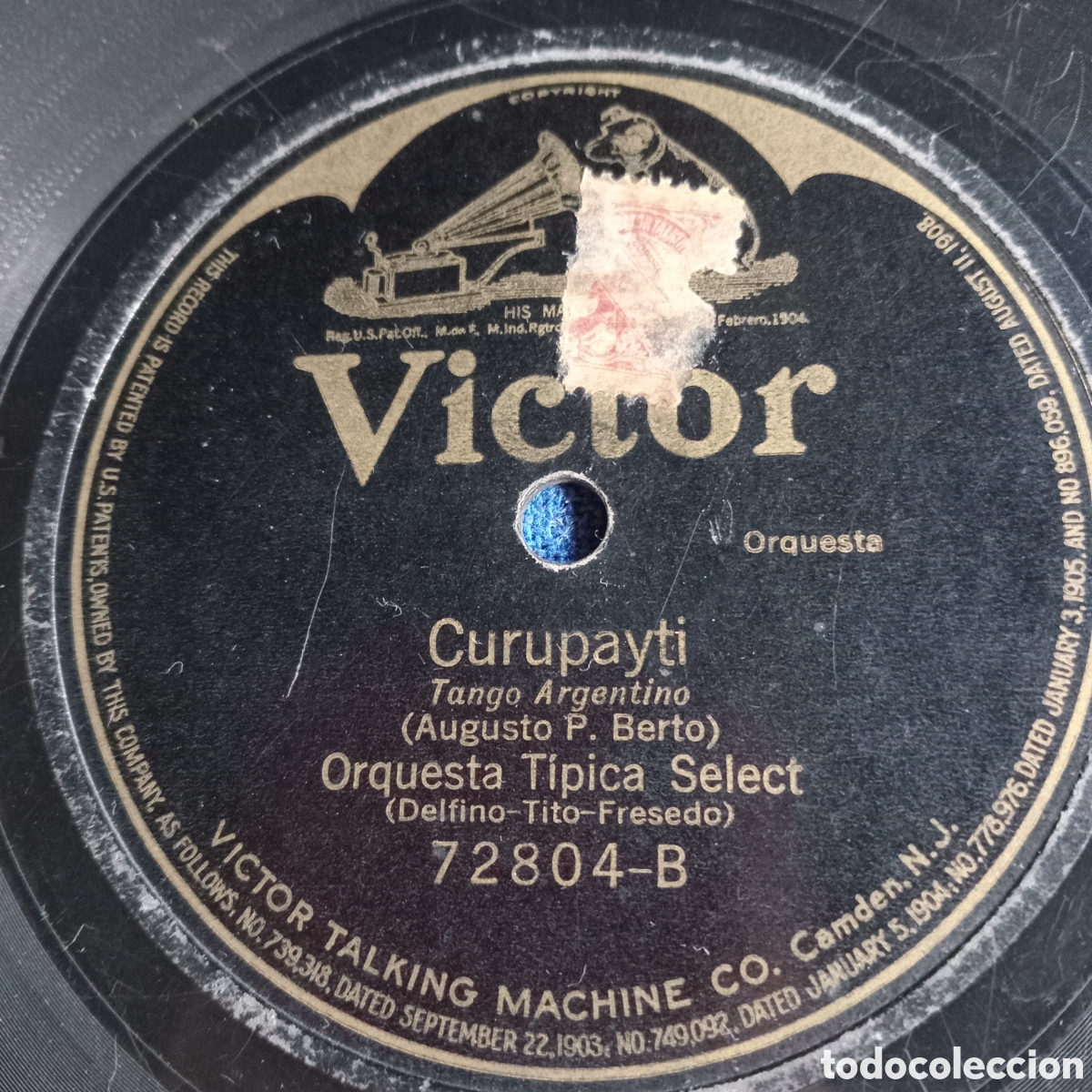 Discos de pizarra: SELECT ORQUETA TIPICA - Foto 1