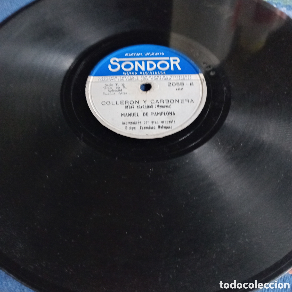 Discos de pizarra: MANUEL DE PANPLONA Y OLE TORERO - Foto 3