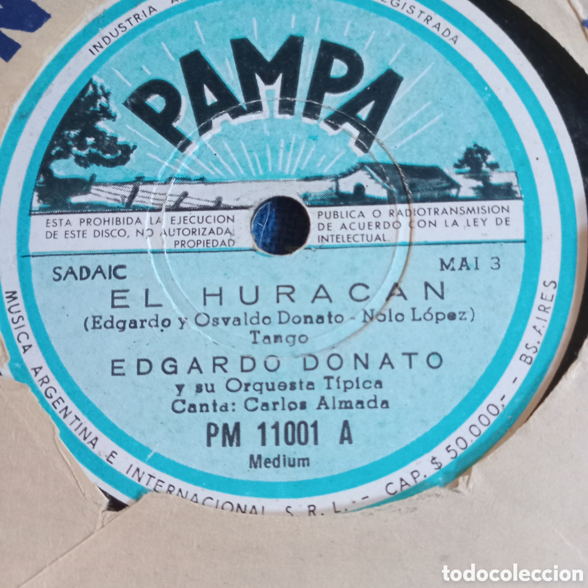 Discos de pizarra: EDGARDO DONATO Y SU ORQUESTA TIPICA - Foto 2