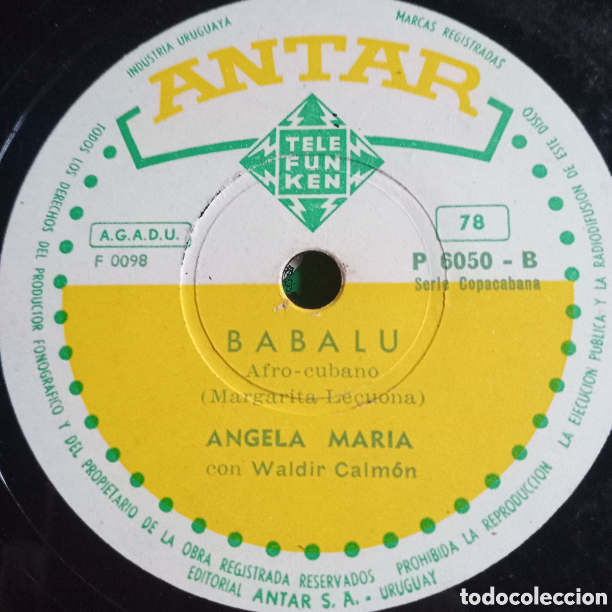 Discos de pizarra: ANGELA MARIA CON WALDIR CAIMAN - Foto 2