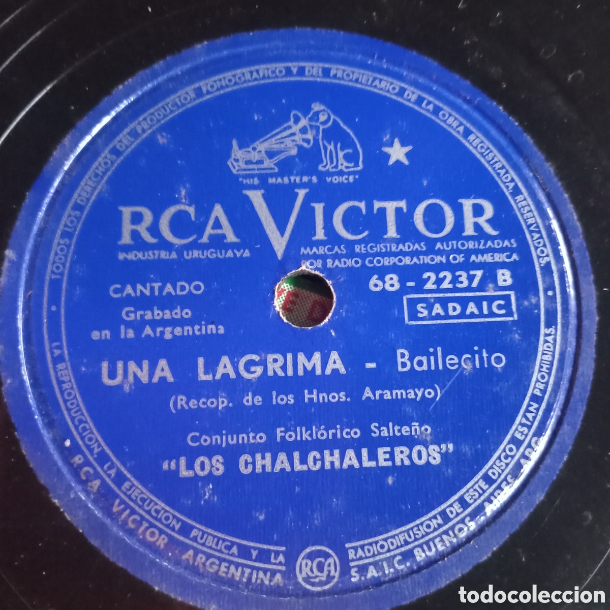 Discos de pizarra: SAMBA DE VARGAS - LOS CHACHALETOS - Foto 2