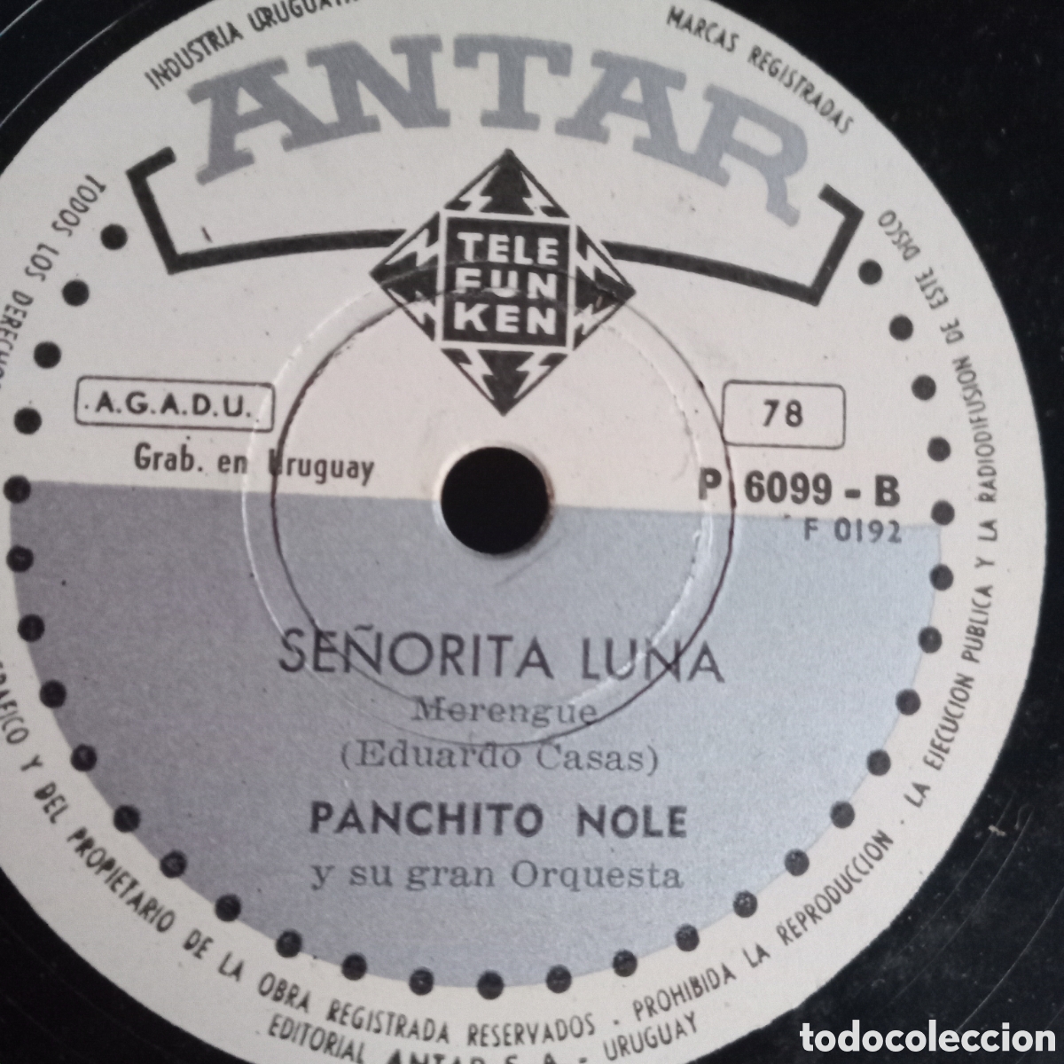 Discos de pizarra: PANCHITO NOLE Y SU ORQUESTA - Foto 1