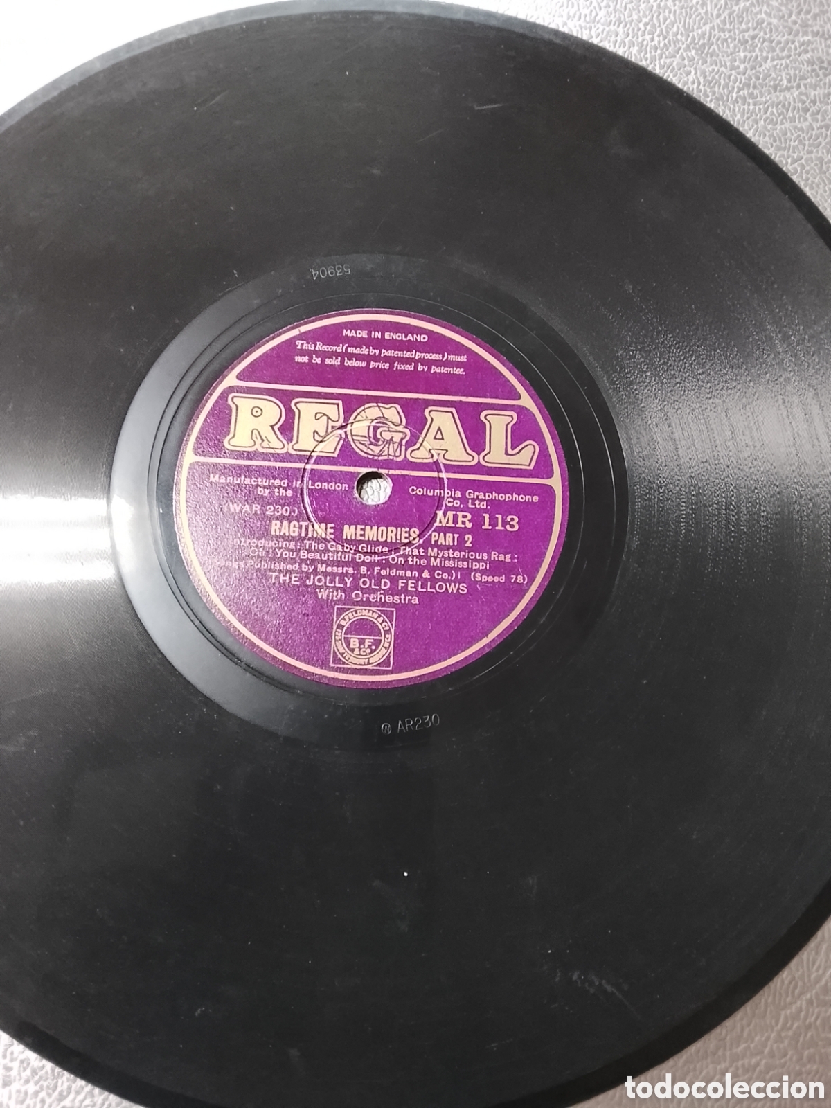 Discos de pizarra: Disco de pizarra ragtime memories - Foto 2