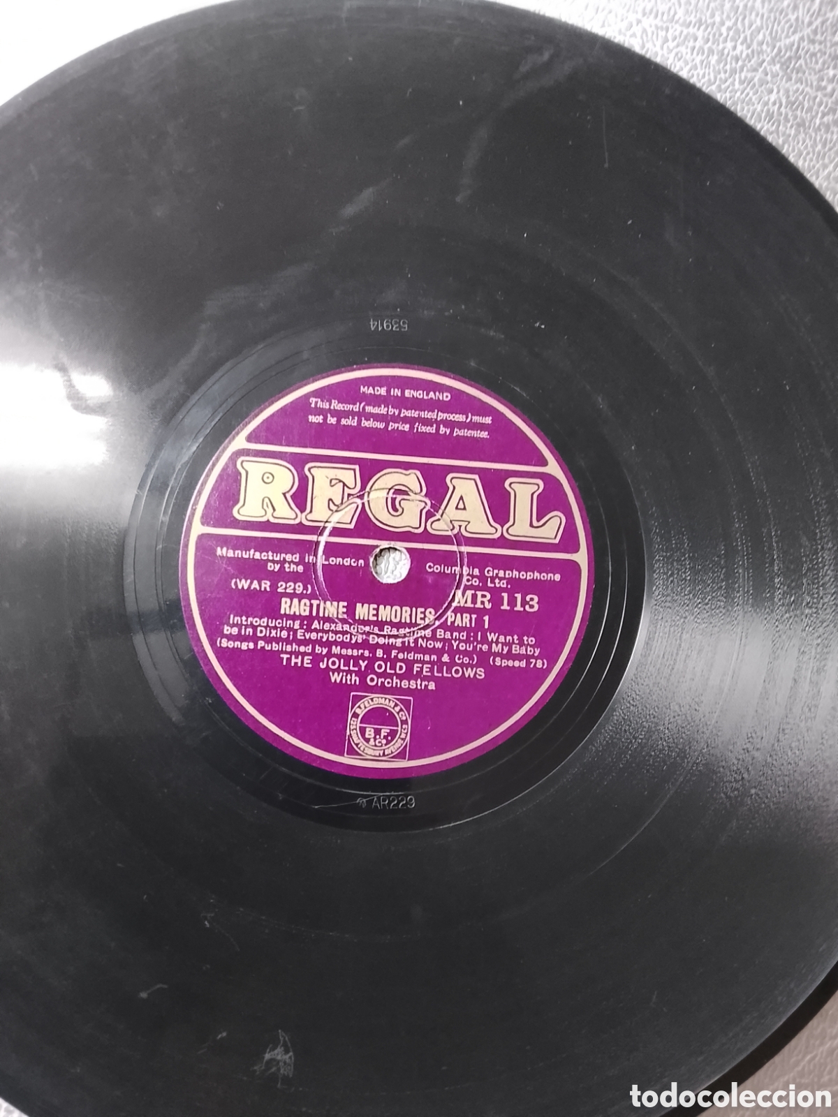 Discos de pizarra: Disco de pizarra ragtime memories - Foto 1