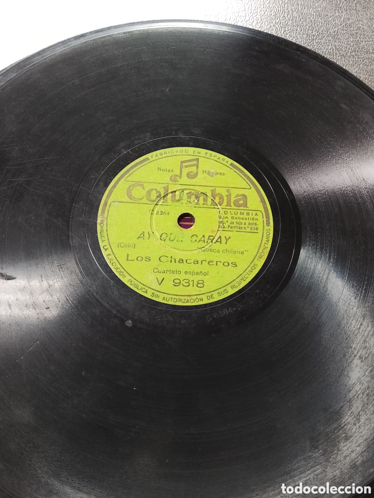 Discos de pizarra: Disco de pizarra los chacareros - Foto 1