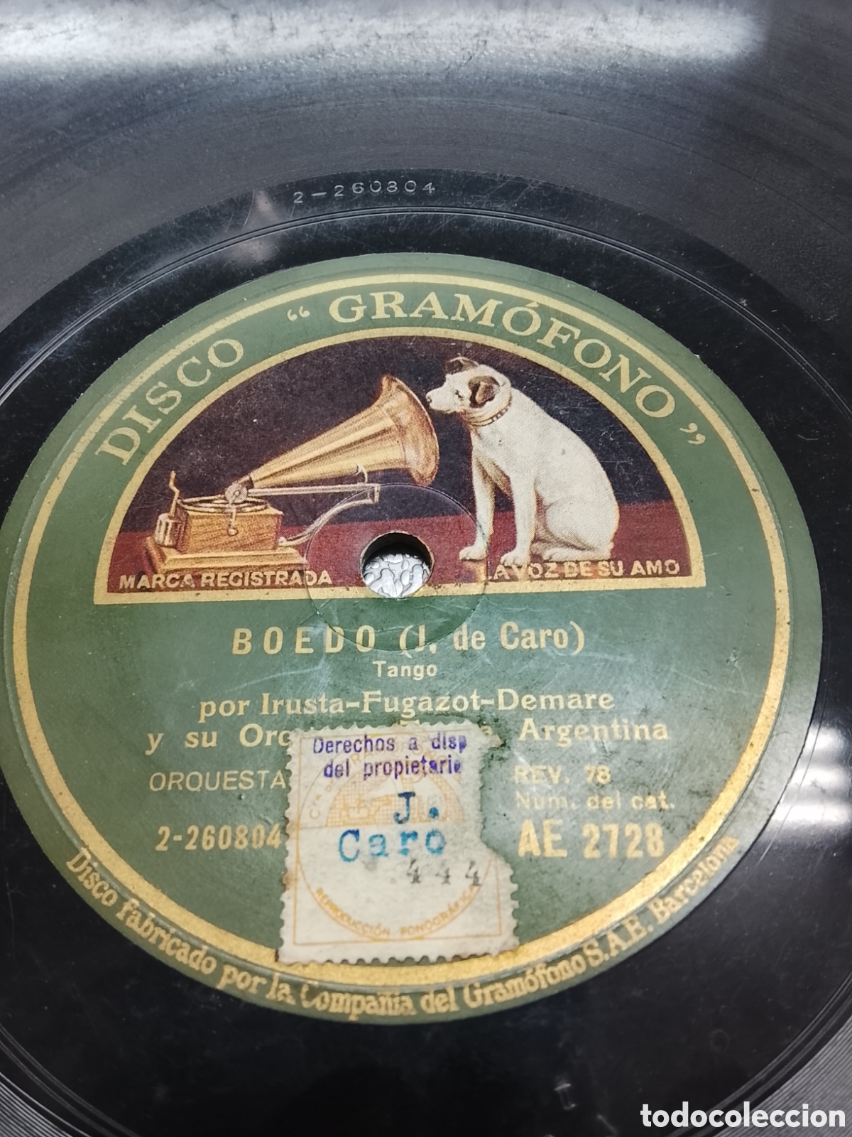 Discos de pizarra: Disco de pizarra Boedo - Foto 1