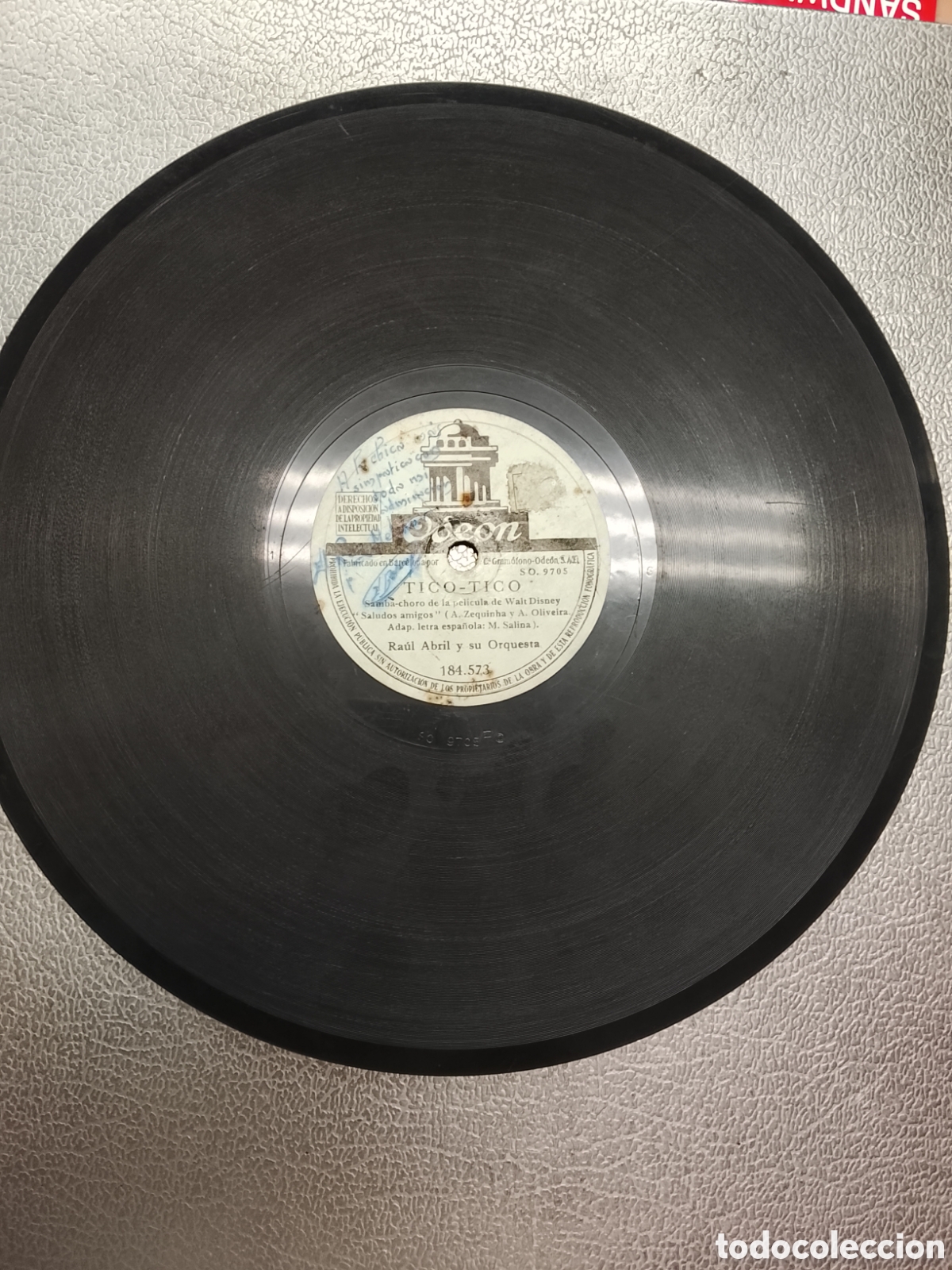 Discos de pizarra: Disco de pitarra tico tico Ra&uacute;l abril - Foto 3