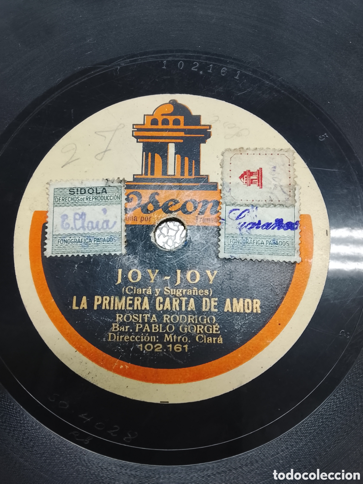 Discos de pizarra: Disco de pizarra Rosita Rodrigo - Foto 2