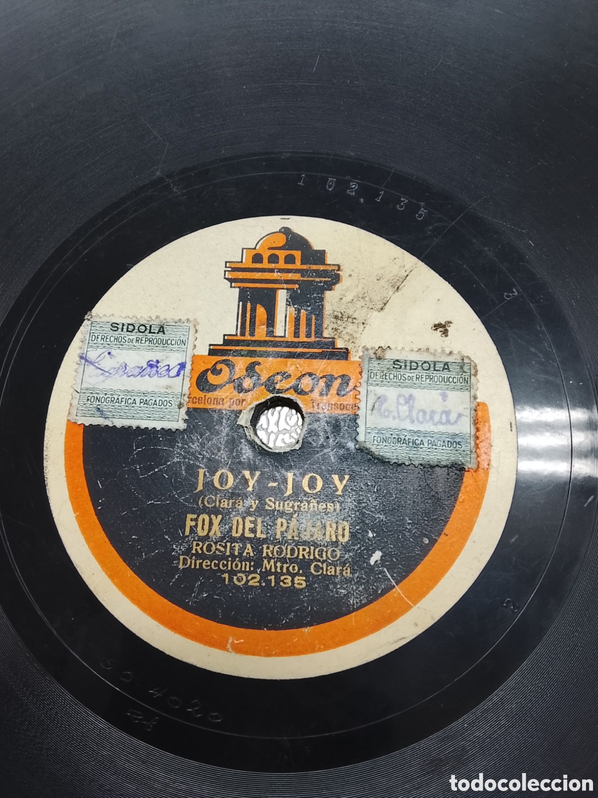 Discos de pizarra: Disco de pizarra Rosita Rodrigo - Foto 1