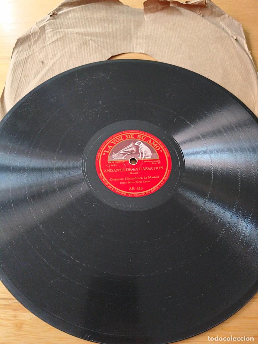 Discos de pizarra: Disco SADRO y ANDANTE DE LA CASSATION - Foto 1