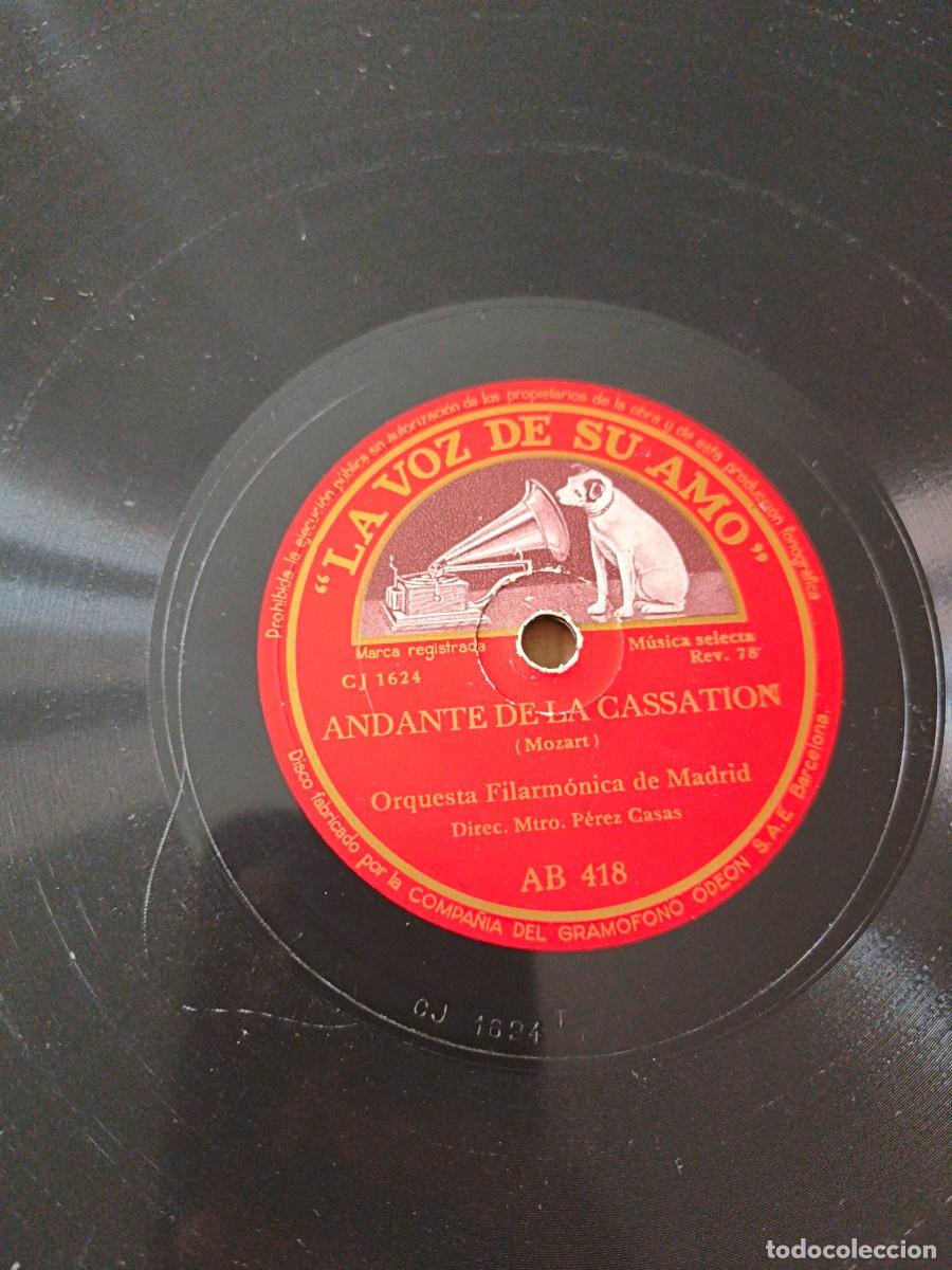 Discos de pizarra: Disco SADRO y ANDANTE DE LA CASSATION - Foto 2